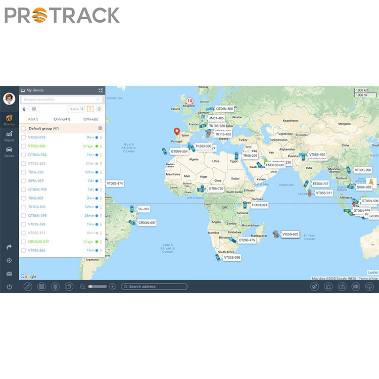 سیستم ردیابی GPS برای وسایل نقلیه و ناوگان